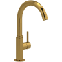 Riobel Azure 1.8 GPM Single Hole Bar Faucet Brushed Gold