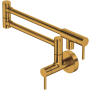 Riobel Azure 5.5 GPM Wall Mounted Single Hole Pot Filler Brushed Gold