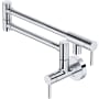 Riobel Azure 5.5 GPM Wall Mounted Single Hole Pot Filler Chrome
