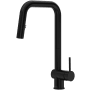 Riobel Azure 1.5 GPM Single Hole Pull Down Kitchen Faucet Black