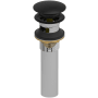 Riobel 1-1/4" Push Drain Assembly Black