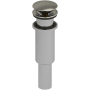Riobel 1-1/4" Push Drain Assembly - Less Overflow Brushed Nickel