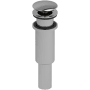 Riobel 1-1/4" Push Drain Assembly - Less Overflow Chrome