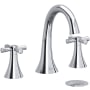 Riobel Edge 1.2 GPM Widespread Bathroom Faucet Chrome