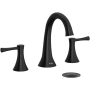 Riobel Edge 1.2 GPM Widespread Bathroom Faucet Black