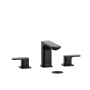 Riobel Equinox 1.2 GPM Widespread Bathroom Faucet Black