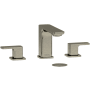 Riobel Equinox 1.2 GPM Widespread Bathroom Faucet Brushed Nickel