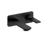 Riobel Equinox 1.2 GPM Wall Mounted Centerset Bathroom Faucet Black