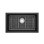 Riobel Fonsa 30-1/4" Undermount Single Basin Quartz Composite Kitchen Sink Black