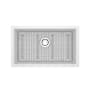 Riobel Fonsa 30-1/4" Undermount Single Basin Quartz Composite Kitchen Sink White