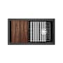 Riobel Fonsa 33" Undermount Single Basin Quartz Composite Kitchen Sink with Basin Rack, Basket Strainer and Cutting Board Black