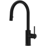 Riobel Lateral 1.8 GPM Single Hole Pull Down Kitchen Faucet Black