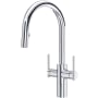 Riobel Lateral 1.8 GPM Single Hole Pull Down Kitchen Faucet Chrome