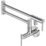 Riobel Lateral 5.5 GPM Wall Mounted Single Hole Pot Filler Stainless Steel