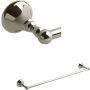 Riobel Momenti 24" Towel Bar Polished Nickel