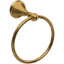 Riobel Momenti 6-1/4" Wall Mounted Towel Ring Brushed Gold