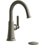 Riobel Momenti 1.2 GPM Single Hole Bathroom Faucet Brushed Nickel
