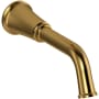 Riobel Momenti 9-1/8" Tub Spout Brushed Gold