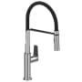 Riobel Mythic 1.8 GPM Single Hole Pre-Rinse Pull Down Kitchen Faucet Stainless Steel