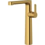 Riobel Nibi 1.2 GPM Single Hole Bathroom Vessel Sink Faucet Brushed Gold
