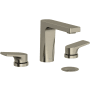 Riobel Ode 1.2 GPM Widespread Bathroom Faucet Brushed Nickel