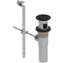 Riobel 1-1/4" Pop-Up Drain Assembly Black