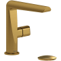 Riobel Parabola 1.2 GPM Single Hole Bathroom Faucet Brushed Gold