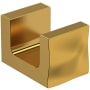 Riobel Reflet Single Robe Hook Brushed Gold