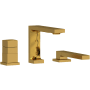 Riobel Reflet Deck Mounted Roman Tub Filler with Built-In Diverter - Includes Hand Shower Brushed Gold