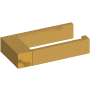 Riobel Reflet Wall Mounted Euro Toilet Paper Holder Brushed Gold