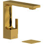 Riobel Reflet 1.2 GPM Single Hole Bathroom Faucet Brushed Gold
