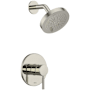 Riobel Riu Pressure Balanced Shower System with Shower Head, Shower Arm, and Valve Trim Polished Nickel