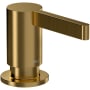 Riobel Deck Mounted Soap Dispenser with 13.5 oz Capacity Brushed Gold