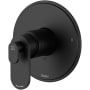 Riobel Arca Two Function Thermostatic Valve Trim Only with Single Lever Handle and Integrated Diverter - Less Rough In Black