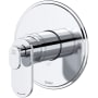 Riobel Arca Two Function Thermostatic Valve Trim Only with Single Lever Handle and Integrated Diverter - Less Rough In Chrome