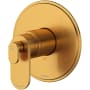 Riobel Arca Three Independent Function Thermostatic Valve Trim Only with Single Lever Handle and Integrated Diverter - Less Rough In Brushed Gold