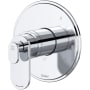 Riobel Arca Three Independent Function Thermostatic Valve Trim Only with Single Lever Handle and Integrated Diverter - Less Rough In Chrome