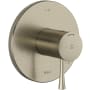Riobel Edge Two Independent and One Shared Function Thermostatic Valve Trim Only with Single Lever Handle and Integrated Diverter - Less Rough In Brushed Nickel