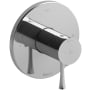 Riobel Edge Two Independent and One Shared Function Thermostatic Valve Trim Only with Single Lever Handle and Integrated Diverter - Less Rough In Chrome