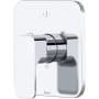 Riobel Equinox Thermostatic Valve Trim Only with Single Lever Handle - Less Rough In Chrome