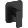 Riobel Equinox Pressure Balanced Valve Trim Only with Single Lever Handle - Less Rough In Black