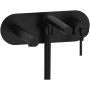 Riobel GS Wall Mounted Tub Filler with Built-In Diverter - Includes Hand Shower Black