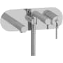 Riobel GS Wall Mounted Tub Filler with Built-In Diverter - Includes Hand Shower Chrome