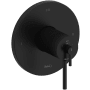 Riobel GS Two Independent and One Shared Function Thermostatic Valve Trim Only with Single Lever Handle and Integrated Diverter - Less Rough In Black