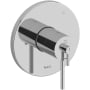 Riobel GS Three Independent Function Thermostatic Valve Trim Only with Single Lever Handle and Integrated Diverter - Less Rough In Chrome