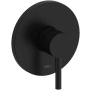 Riobel GS Pressure Balanced Valve Trim Only with Single Lever Handle - Less Rough In Black