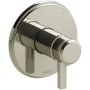 Riobel Momenti Three Independent, Two Shared Function Thermostatic Valve Trim Only with Single Lever Handle and Integrated Diverter - Less Rough In Polished Nickel