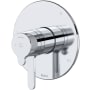 Riobel Nibi Three Independent, Two Shared Function Thermostatic/Pressure Balanced Valve Trim Only with Single Lever Handle and Integrated Diverter - Less Rough In Chrome