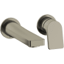 Riobel Ode 1.2 GPM Wall Mounted Mini-Widespread Bathroom Faucet Brushed Nickel