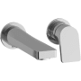 Riobel Ode 1.2 GPM Wall Mounted Mini-Widespread Bathroom Faucet Chrome